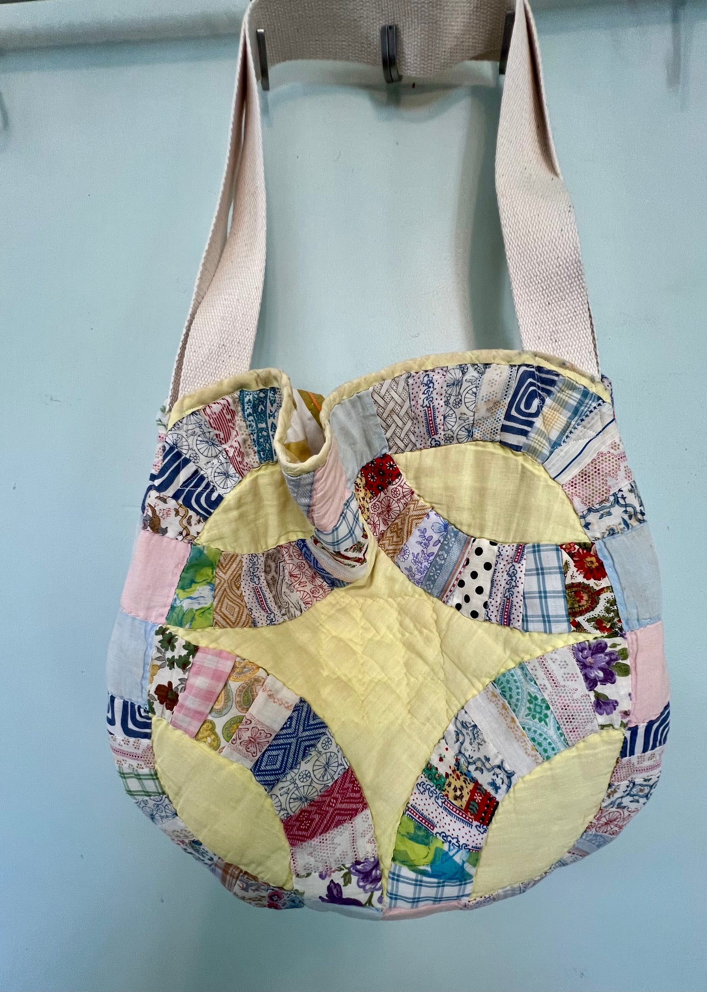 Salvaged Quilt Tote