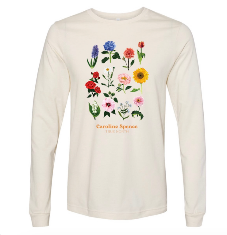 Long Sleeve Flower Shirt